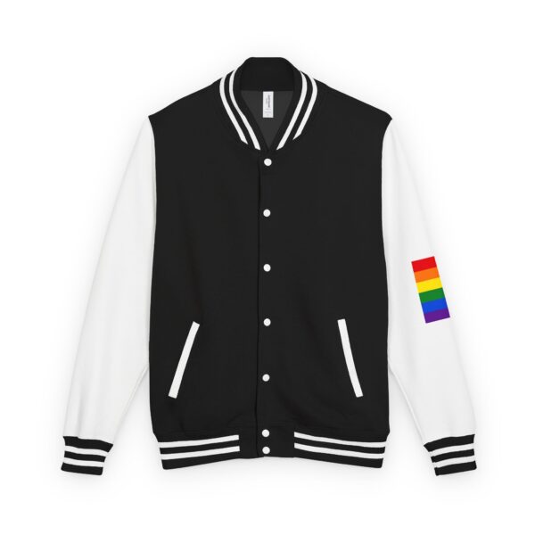 Rainbow Pride Flag Letterman Jacket | LGBT Varsity Jacket | Pride Streetwear