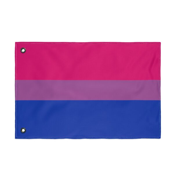 Bisexual Pride Flag Double Sided | Bi Flag LGBTQ Outdoor Banner 3x5