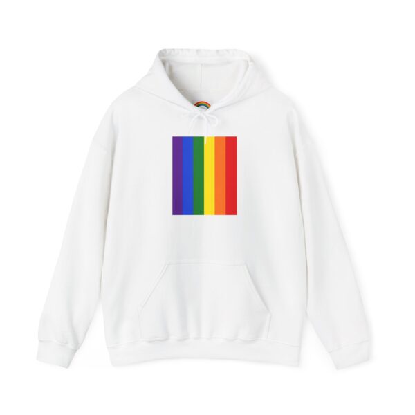 Vertical Rainbow Flag Hoodie | Pride Stripe Sweatshirt | LGBTQ Hoodie