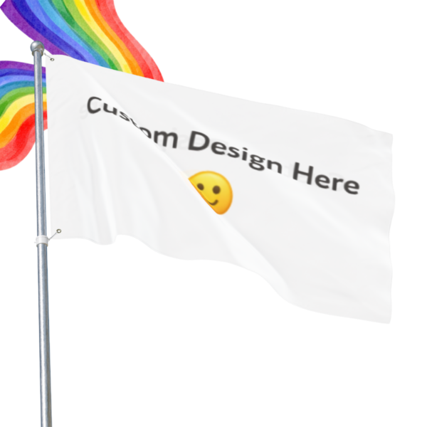 Custom 36 x 60 Double Sided Flag — Personalized Photo & Text Garden Flag