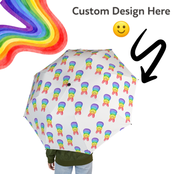 Custom Foldable Umbrella — Cute Summer Rain Compact Umbrella