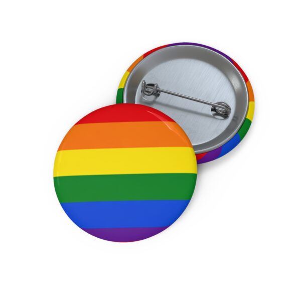 Rainbow Pride Flag Pin Button LGBTQ Badge Gay Lesbian Queer Brooch Lapel Accessory Festival Gift Colorful Statement Wear