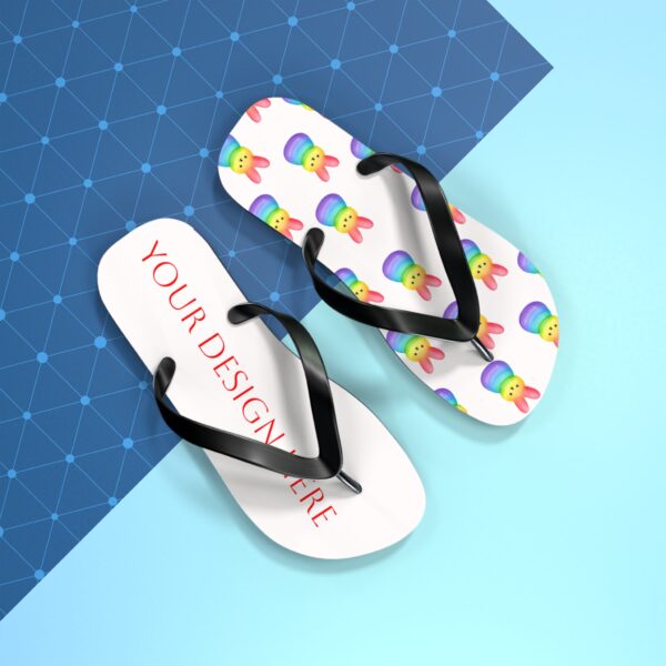 Rainbow Pride Beach Sandals | LGBTQ+ Ballet Pointe Shoes Flip Flops | Gay Pride Summer Footwear