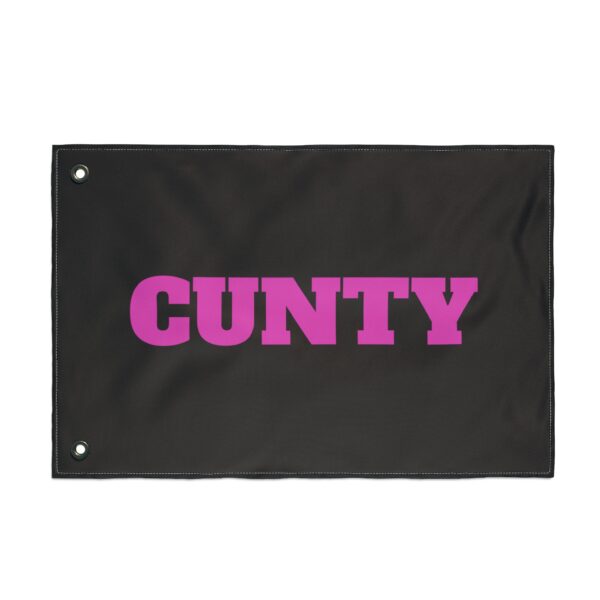 Cunty Pride Flag Pink Black Sassy Gay LGBT Festival Wall Decor Double Sided 3x5 Flag