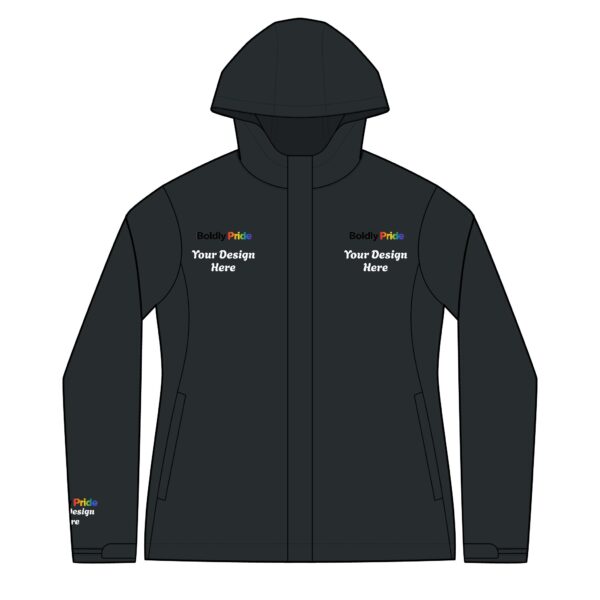 Womens Arcadia Jacket Workout Hiking Adventure Group Customizable Personalizable Hooded Jacket